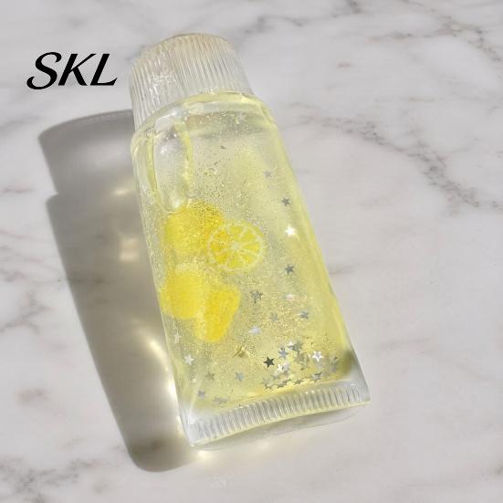 Toothpaste Tube Shape Toy Clear Glitter Toy, Stress Relief Fruit Squeeze Slow Rising Soft Sensory for Kids Adults Relaxation