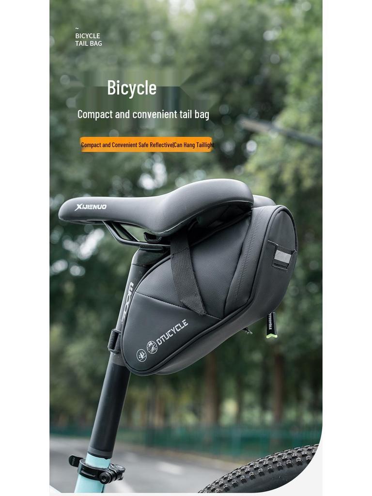 Водонепроницаемая портативная сумка на седло для шоссейных и горных велосипедов