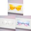 Unisex Butterfly Eyewear Frameless Sunglasses With Resin Lenses For Cycling And Stylish Outfits