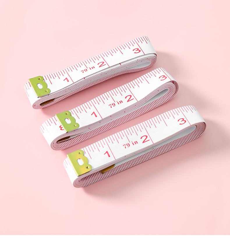 Portable Soft Ruler for Measuring Bust, Waist, Hips, Legs, and Clothes Circumference – Tailor Tool with Widened, Thickened Tape
