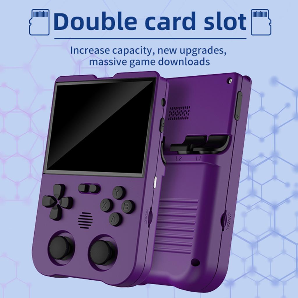 Портативная игровая консоль XU10 со встроенными играми IPS-экраном 3,5-дюймовое игровое устройство с открытым исходным кодом