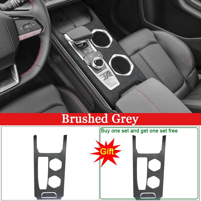 Наклейка на салон автомобиля для CHANGAN CS55 Plus 2022 2023, наклейка на панель передач автомобиля, защитная пленка для коробки передач, карбоновые черные аксессуары