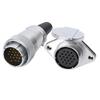 WEIPU WS32 TQ+ZG Waterproof Connector Screw Type Metal Aviation Panel Connectors Male Plug Female Socket 4 6 8 10 12 13 19 Pin