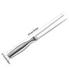Stainless Steel BBQ Grill Fork Heat Resistant BBQ Utensils Meat Cooking Fork  Kitchen