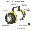 Portable Hanging LED Camp Light Lantern USB Rechargeable Flashlight Searchlight