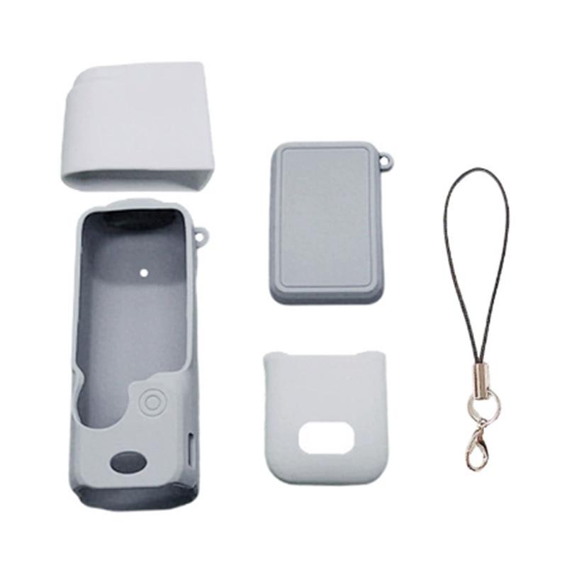 Силиконовый чехол и крышка для объектива DJI OSMO Pocket 3: Пылезащитный и Ударопрочный Защитный Аксессуар