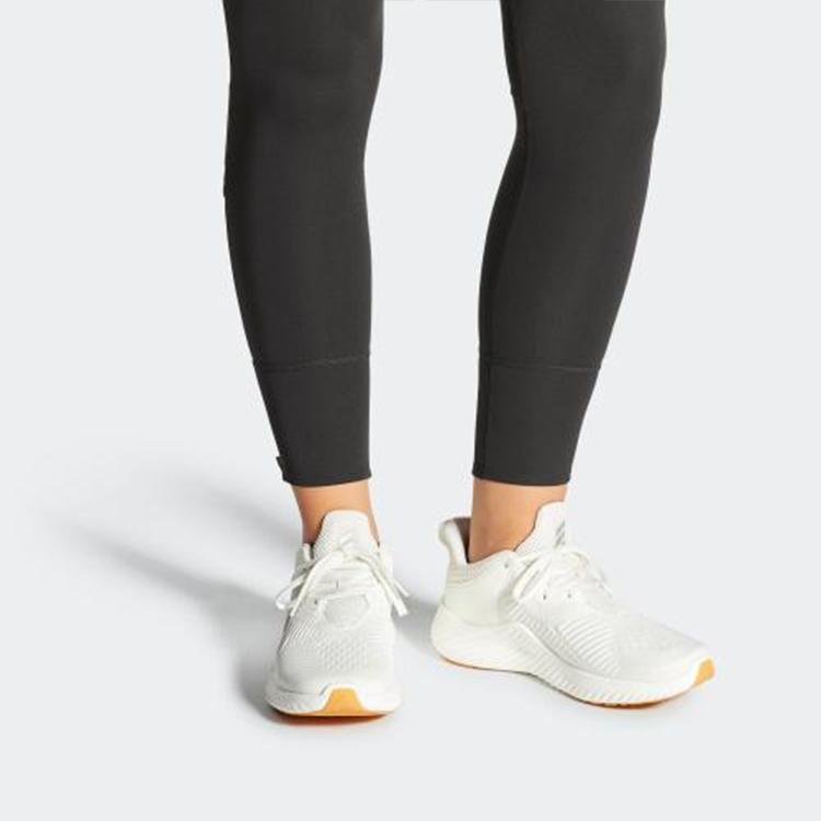 Adidas Alphabounce Rc.2 Comfortable Cushioning Low top Running Shoes Women's White Gray BD7190