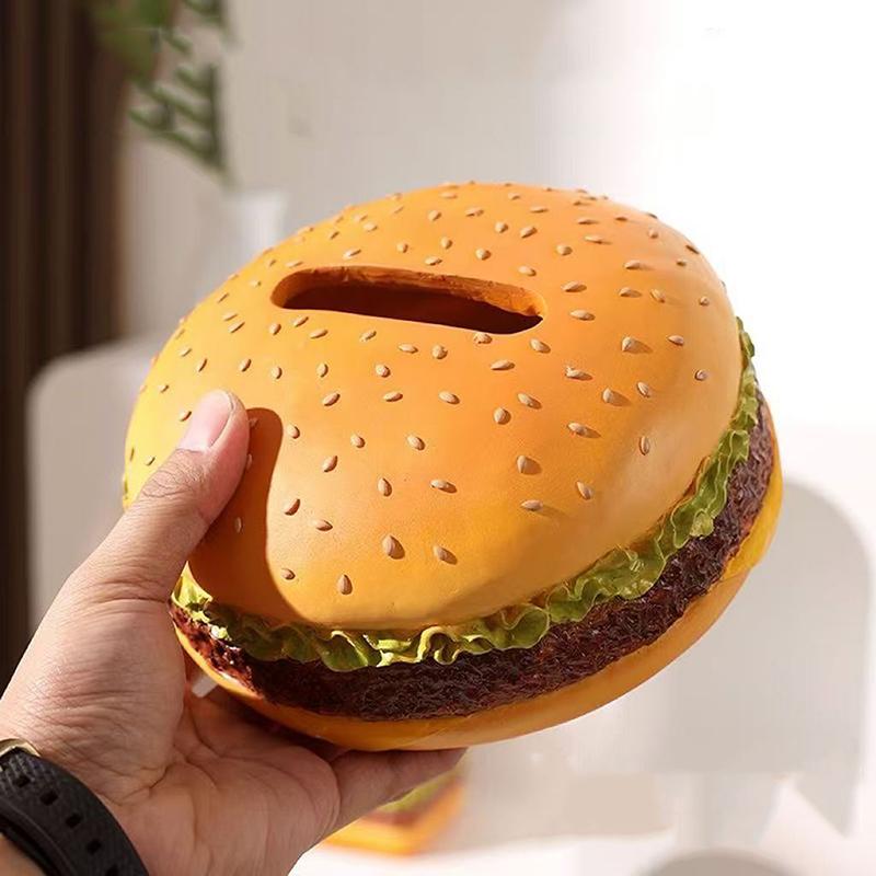 Гамбургская коробка с салфетками, имитация креативности, ретро-коробка для ящиков в гостиной, украшения для домашнего веселья