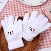 Gloves Bear Knitted Gloves  Gloves Female Gloves Wool Mittens Full finger Gloves