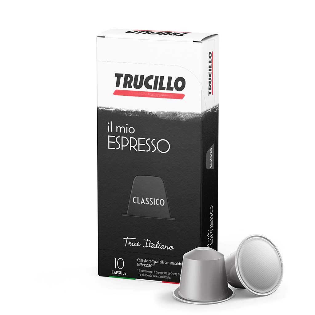 TRUCILLO Il Mio Espresso Classico - 10 Кофейных Капсул (55г) | Итальянский эспрессо средней обжарки | Совместим с Nespresso® Original Line | Насыщенный и сбалансированный