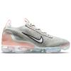 Nike Air VaporMax 2021 Flyknit Grey Fog Bright Mango Мужские кроссовки Белый Антрацит Металлик-Серебристый DH4084-002