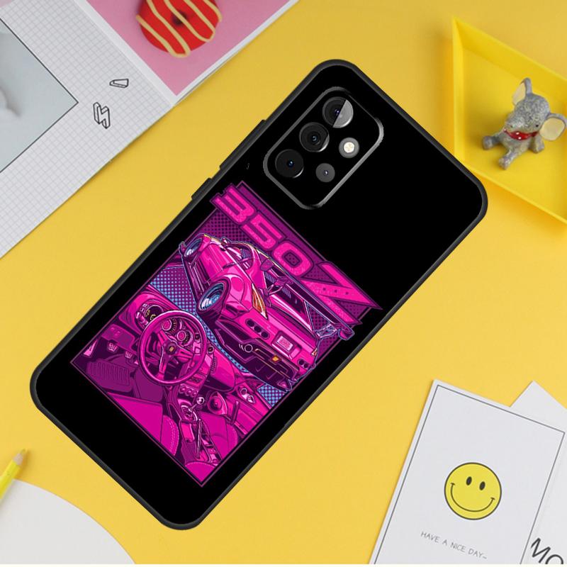 Чехол 350Z Fairlady для Samsung Galaxy A55 A35 A25 A15 A51 A71 A12 A32 A52 A13 A33 A53 A14 A34 A54, чехол