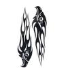 2 Pcs Custom Car Stickers DIY Kit Eagle Flame Pattern Reflective Scooter Bicycle Cool Decal Logo Reflective Styling