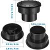 Dashboard Air Conditioning Deflector Outlet Side Roof Round Air Vent Ventilation Outlet for Car RV ATV A/C 60mm/2.3inch - DD