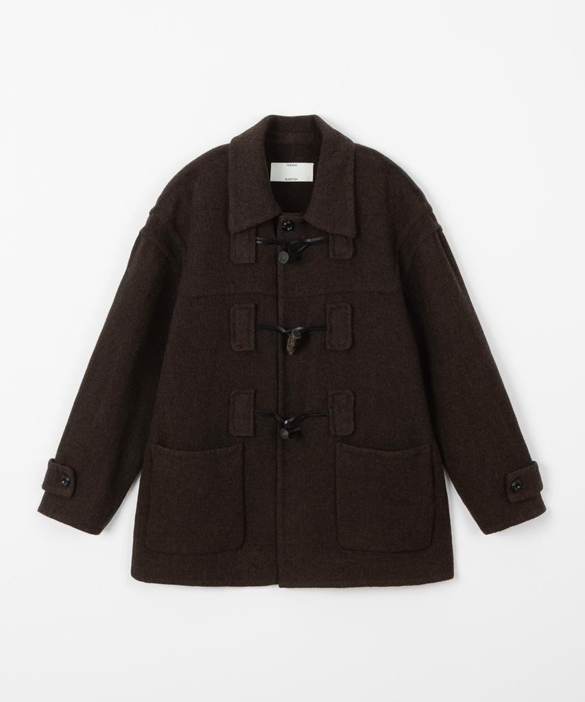 THEENDQUESTION Toggle Handmade Coat / Brown