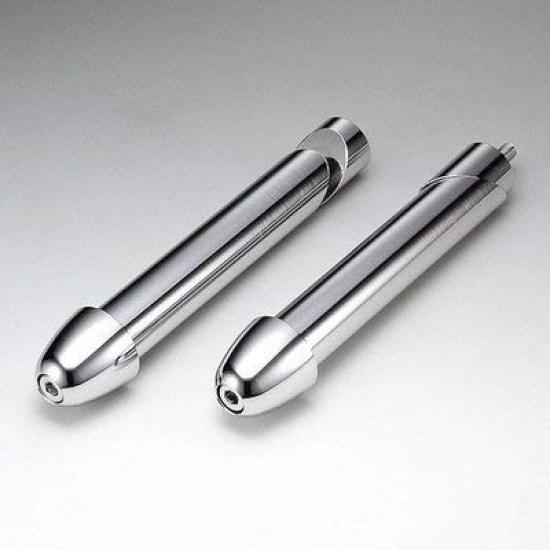Kijima Motorcycle Parts Bar End 21mm Inner Weights, Diameter, 380g, Harley-Davidson Chrome, HD-04808
