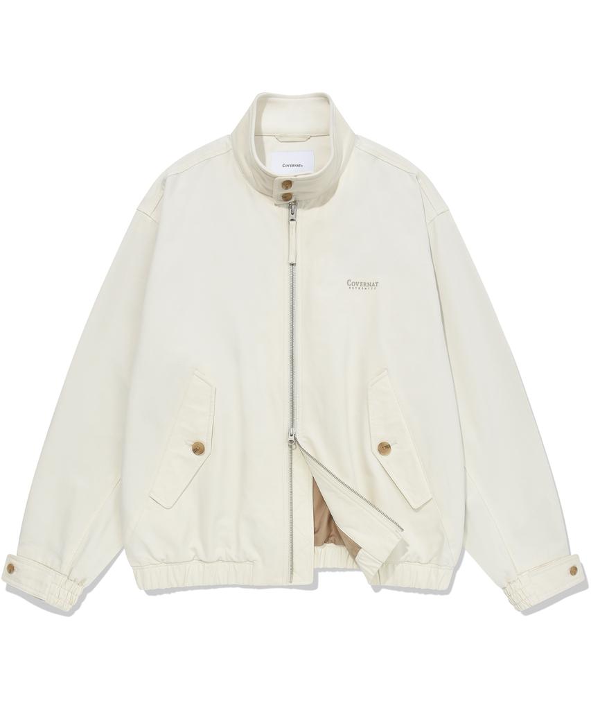 Covernat Cotton Harrington Blouson Ivory
