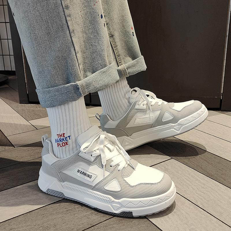 2024 Spring New Men's Shoes Hong Kong Style Small Group Boys' Cricket Shoes Versatile Sports and Leisure