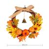 Creative Thanksgiving Halloween Door Hanging Pumpkin Maple Leaf Bell Garland Household Decoration Home Decor Crafts Supplies