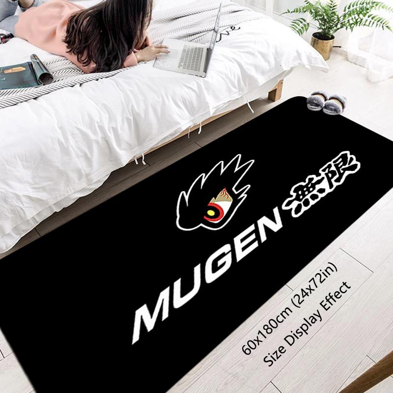 Floor Mat Non-slip Foot Rug for Entryway Mugen Power Hallway Carpet Kitchen Water Absorbed Rugs Fluffy Bedside Mats Home Decor