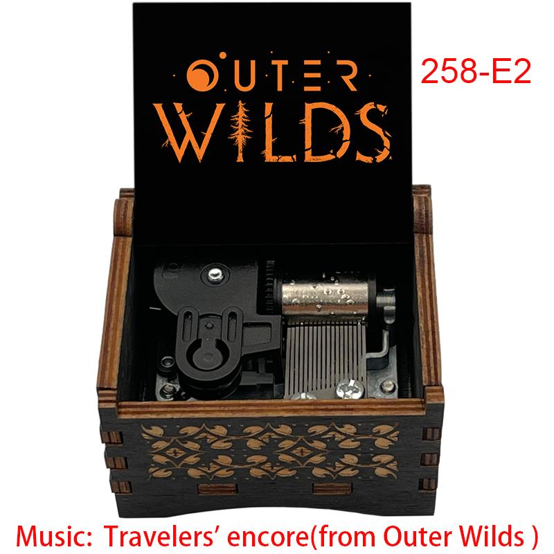 Game Outer Wilds Music Travelers' Encore Music Box 18 Note Christmas Birthday Gift for Game Fans Friends Office Decorations 3