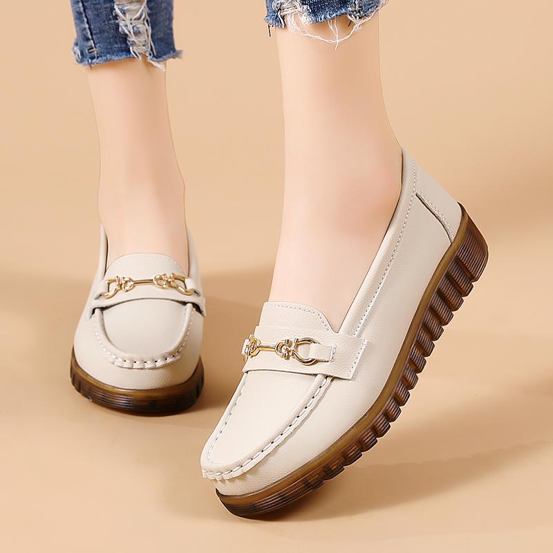 Дизайнерские новые женские туфли на плоской подошве, весенние легкие рабочие туфли, ленивые туфли, высококачественные мокасины, повседневная обувь для ходьбы, mother35-41