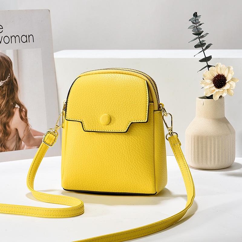 Летние новые мягкие кожаные сумки для телефонов, женские сумки-кошельки, модные женские сумки через плечо, универсальные сумки через плечо