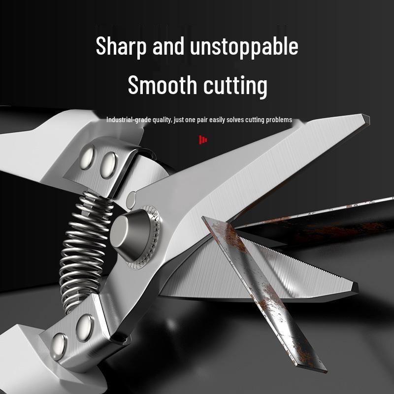Industrial Stainless Steel Tin Snips for Light Gauge Steel and Aluminum Panels