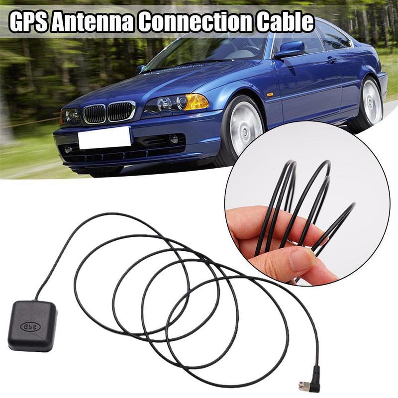 Car GPS Antenna SMA Connector 1.7 Meter Cable GPS Active Antenna Aerial Connector For Car Navigation Night Vision Camera Pl J6B6