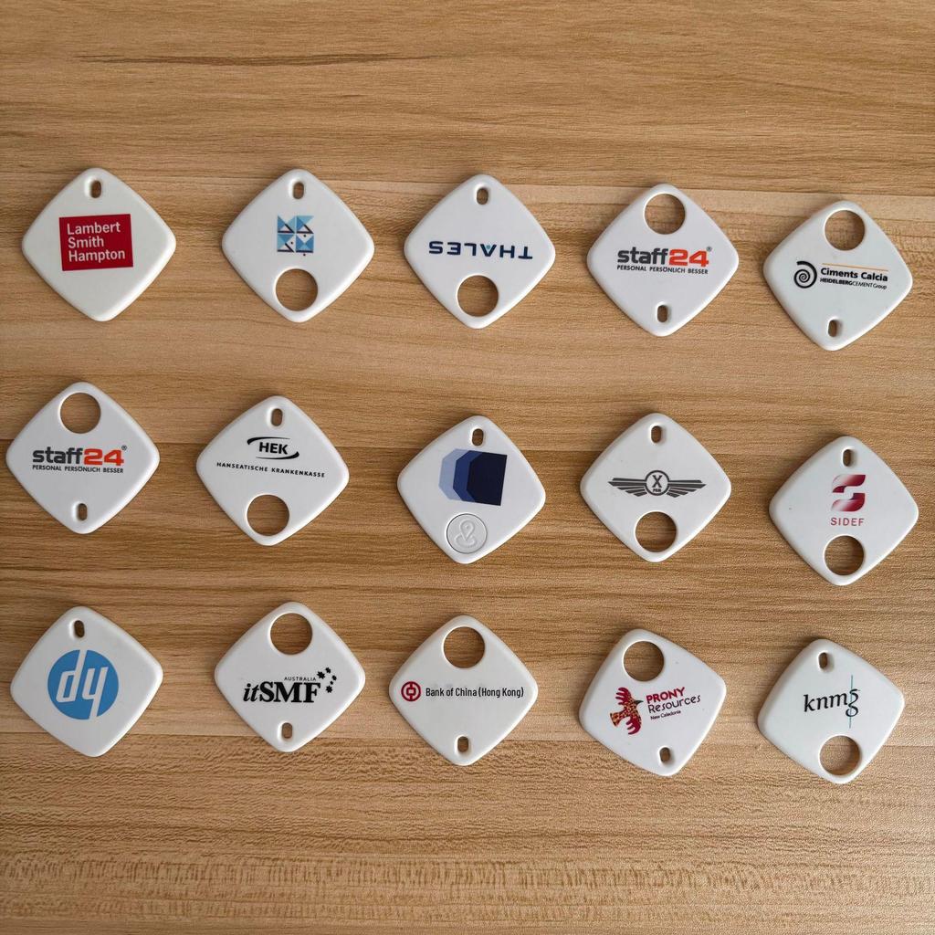 Устройство iTag Anti-Lost: Поиск багажа и ключей с сертифицированной iOS-совместимостью Find My для мобильного отслеживания