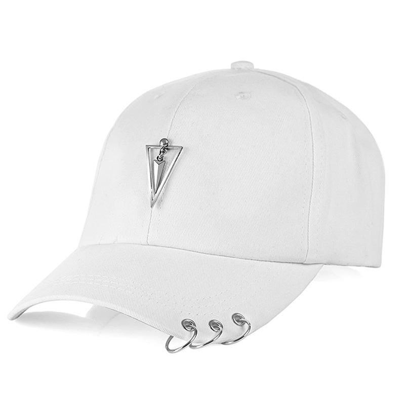 Модная бейсболка с кольцами, женская шляпа от солнца, повседневная солнцезащитная кепка унисекс, шляпа Snapback, летняя уличная бейсболка в стиле хип-хоп