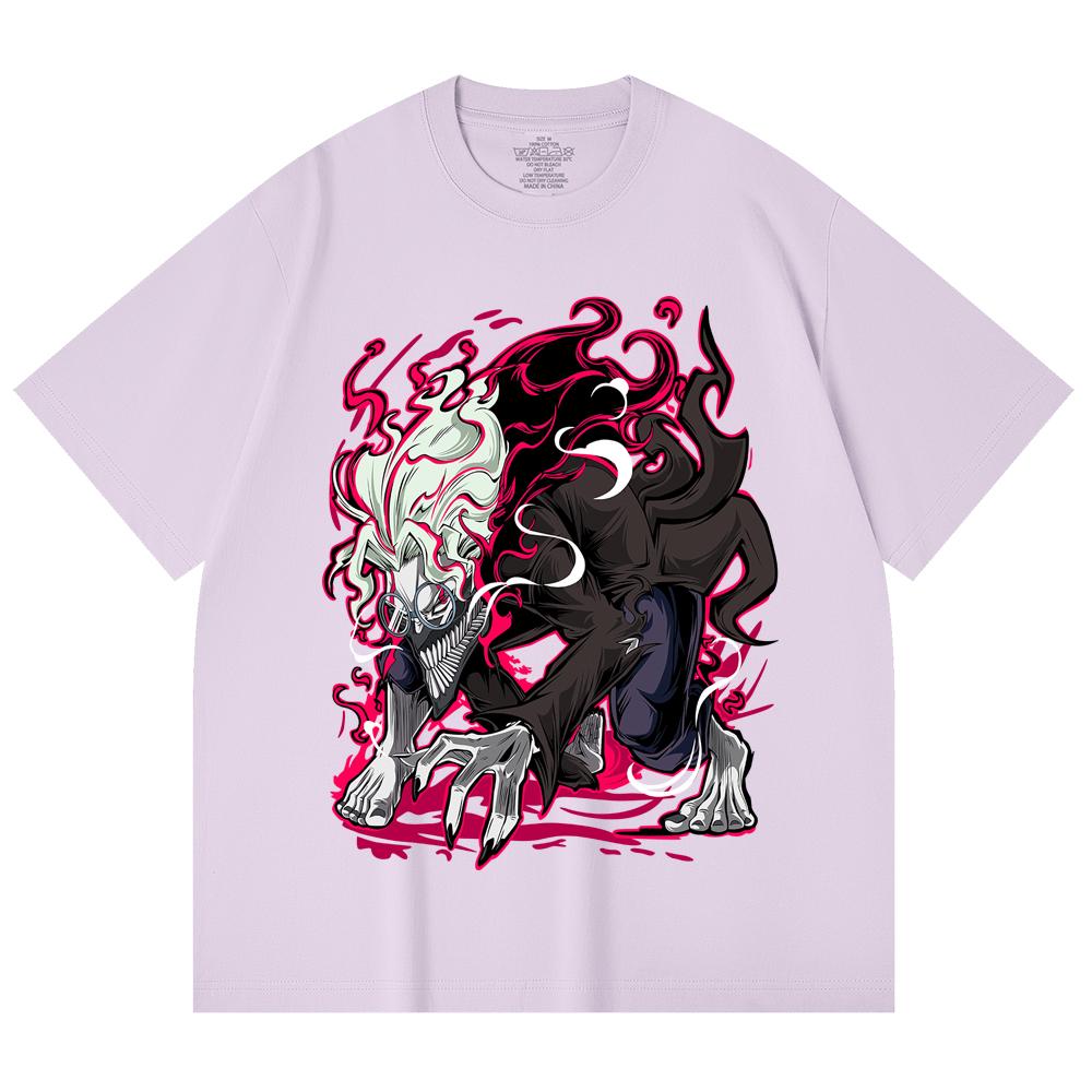 230 Gsm 100% Cotton Dandadan V39 Okarun Print Unisex Heavy Cotton T Shirt