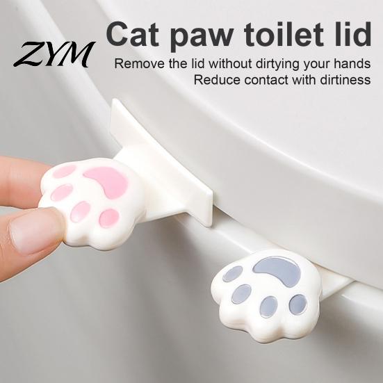 Universal Toilet Lid Handle 2PCS Lifters, Non Contact Opener, Durable Abs ABS Seat Opening Tool, for Bathroom Sanitary Washable Lifter