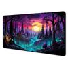 Full moon and night view theme Mouse Pad Desk Mat Stitched Edge NonSlip Durable pad for computer mouse Gaming pads tapis souris