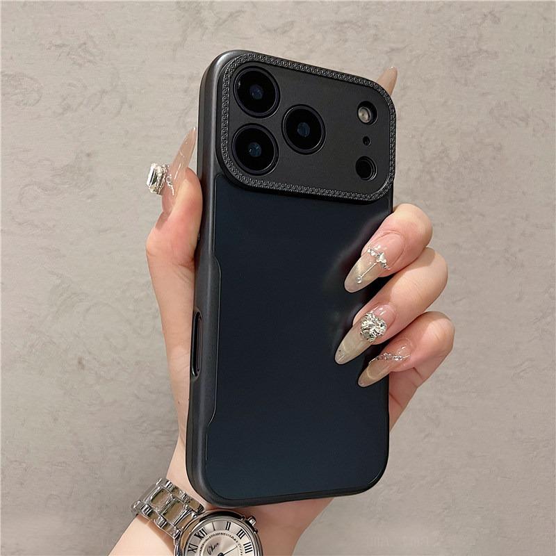 Роскошный ультратонкий однотонный чехол-меч-меха для iPhone 17 16 15 11 14 13 12 Pro Max Air с блестками и защитой камеры