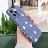 Чехол для телефона с цветами в горошек для iPhone 17 16 16e 15 14 13 Plus Pro Max Mini Силиконовый чехол