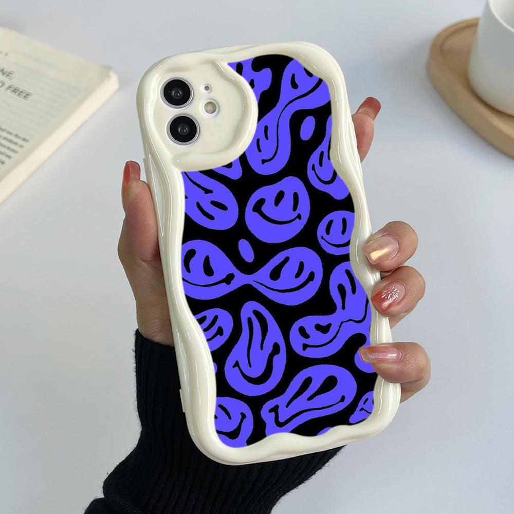 Ae88 Lovely Smiley Art Protective Phone Cases for Samsung S23 S24 Ultra A55 A14 A25 A13 Infinix Hot 40 Pro Tecno Spark 20C Wave TPU Back Cover