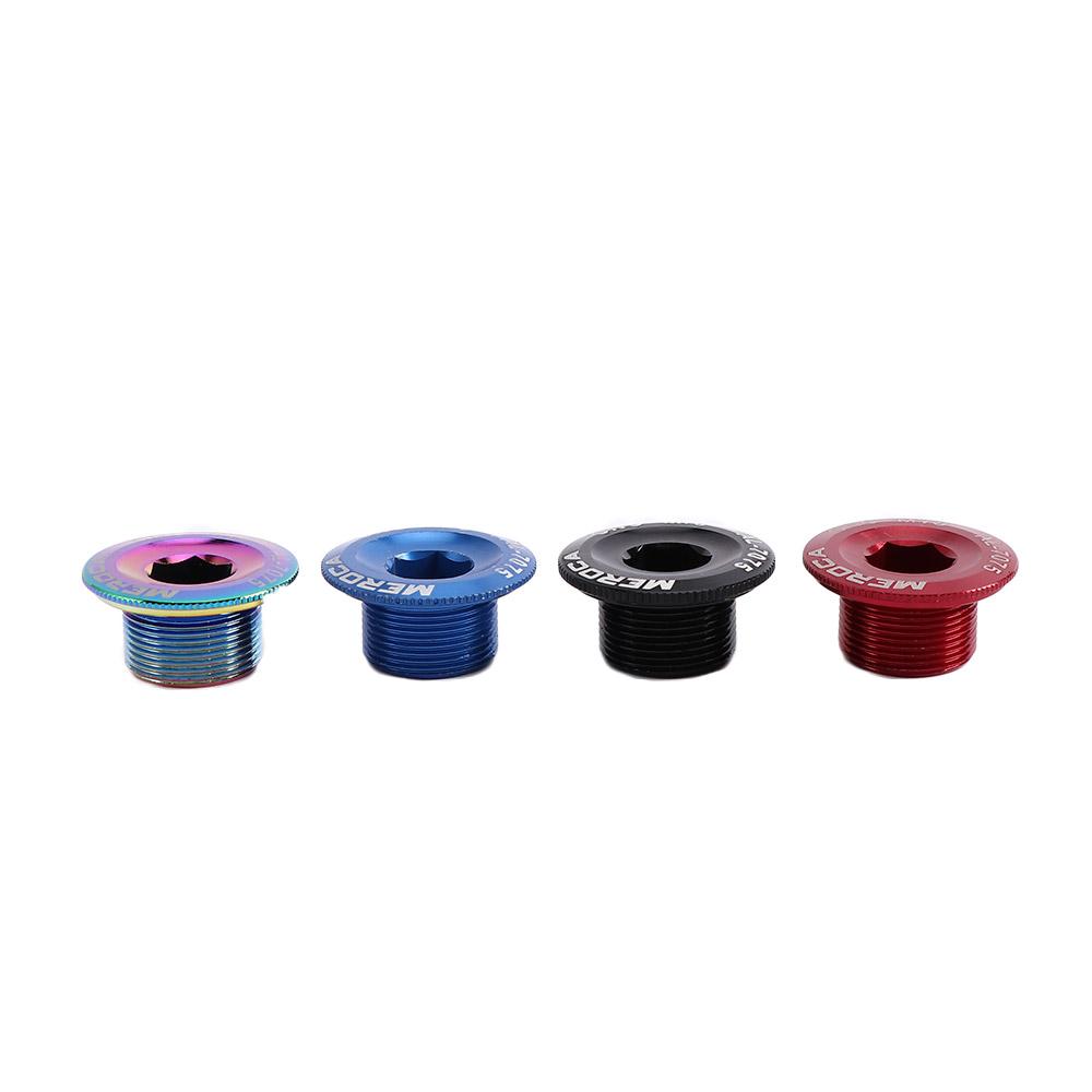 BB bolts Aluminum Zinc Zinc Alloy Crankset Screws Crank Bolt Cover Cap Crank Arm Fixing Bolt Crank Cover
