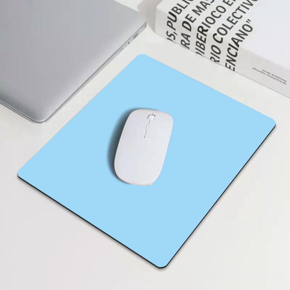 Solid Color Mouse Pad Rubber Ultra-High Precision Mouse Pad Multifunctional Desktop Pad Office