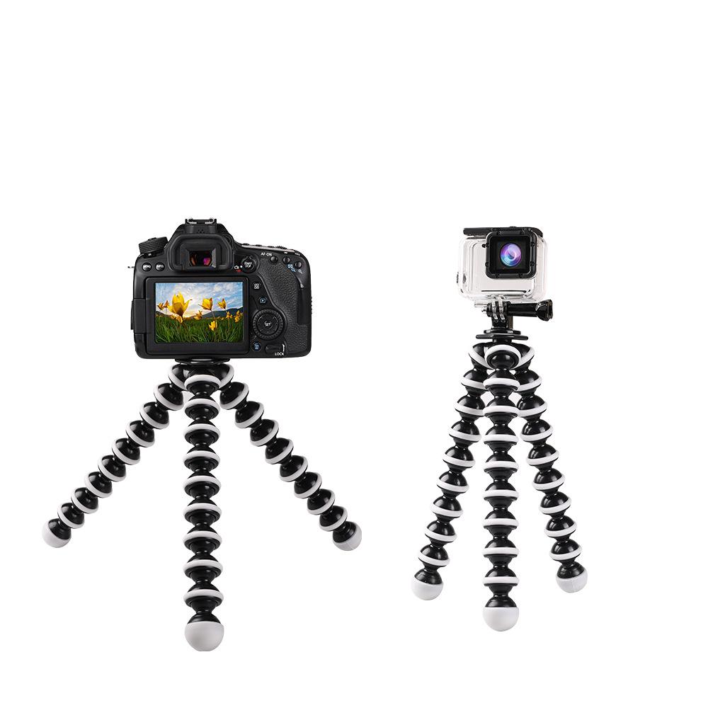 Portable Flexible Tripod Octopus Stand Gorilla Pod Mount For Gopro Hero 7 6 5 4 3 Action DSLR Phone Stand Nikon Canon Sony 7