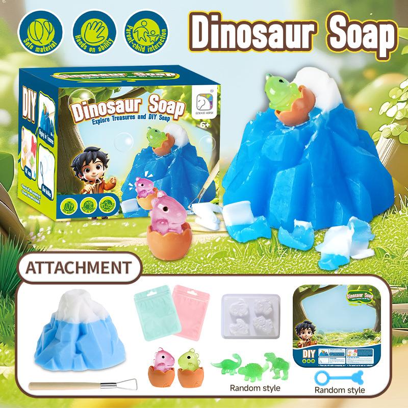 Обучение детей охоте за сокровищами Youma Радужное мыло Археологические раскопки Игрушки Не грязные руки Копание сокровищ Класс ручной работы Мыловарение