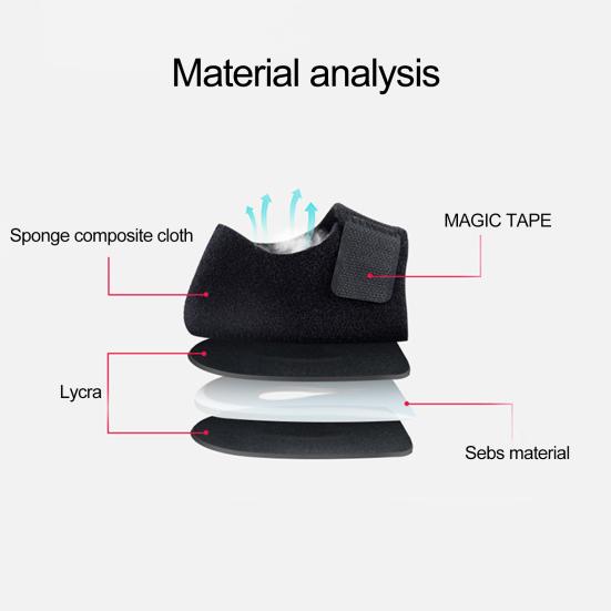 2 пары гелевых пяток, снимающих боль, дискомфорт при ходьбе, регулируемые удобные носки на каблуке, унисекс