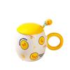 Opening Small Gift Cover Spoon Duck Ceramic Cup Cartoon Home Suit Mug Girl Sends Best Friend Cup