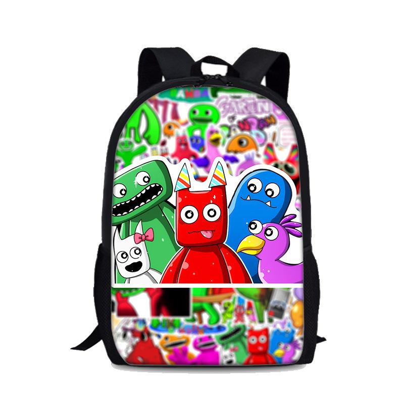 Cartoon Youthful Garten of Banban Student School Bags Notebook Backpacks 3D Printed Oxford Waterproof Boys/Girls Travel Bags