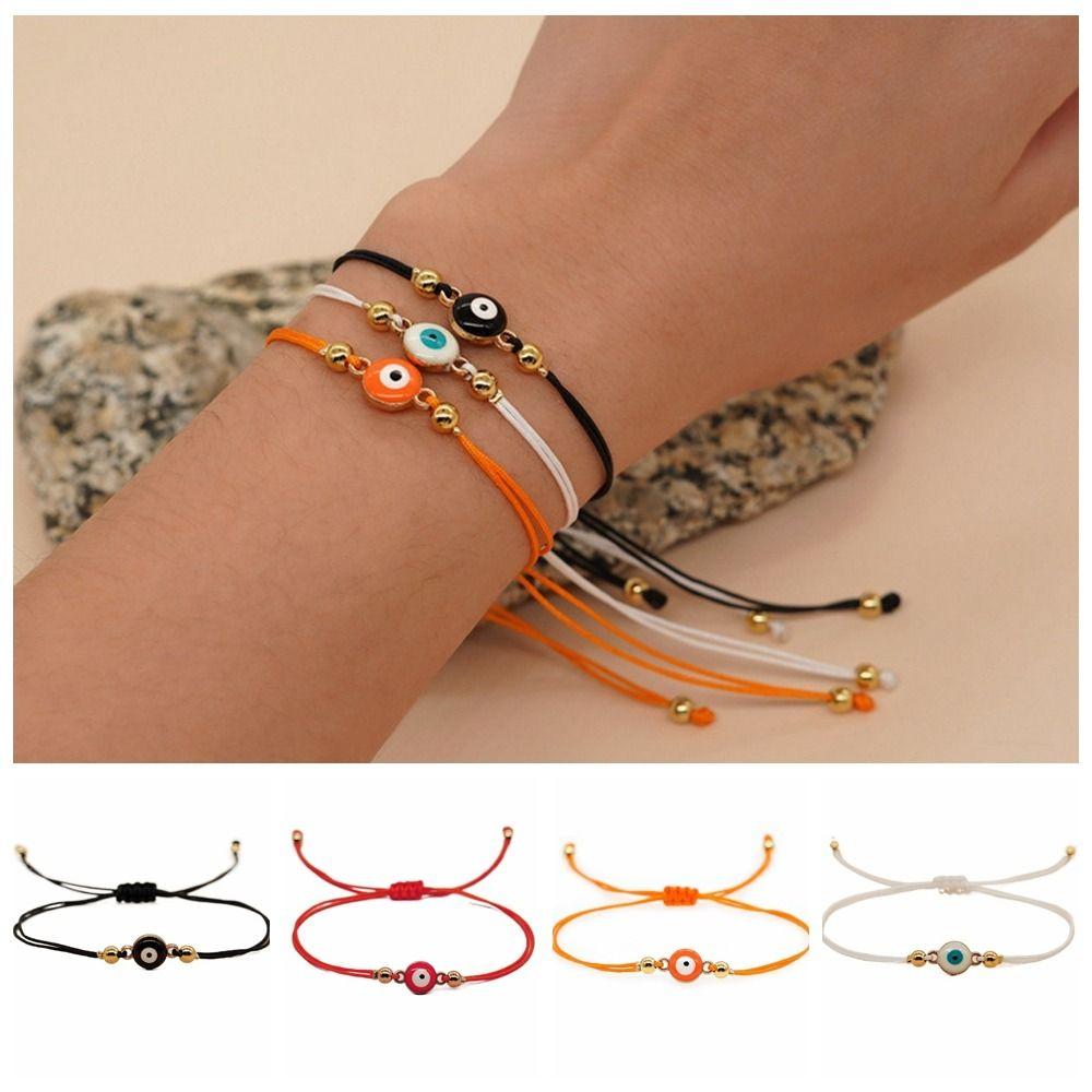 Greek Eye Lucky Red Rope Pulseras Fortune Bracelet Cute Demon Eye Bracelet Friendship