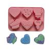 Multicavity Love Heart Chocolate Silicone Mold Candy Biscuit Mould Love Ice Tray Baking Tool Gift Love Fondant Cake Candle Mold