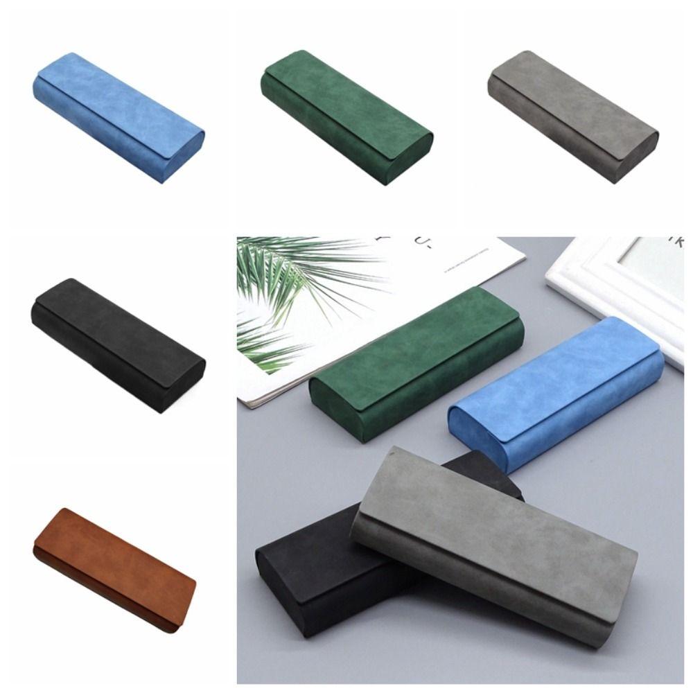 Коробка для солнцезащитных очков против давления Водонепроницаемый защитный чехол для очков Кожаный чехол для очков Студент