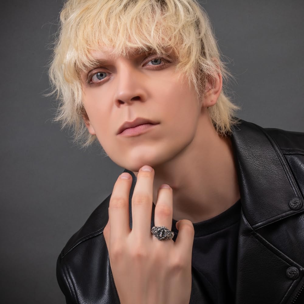 Кольцо Artemis Kings Number One Свободный размер Серебро 925 пробы, (AKR0073), Мужской аксессуар, Ювелирное изделие, Кольцо,