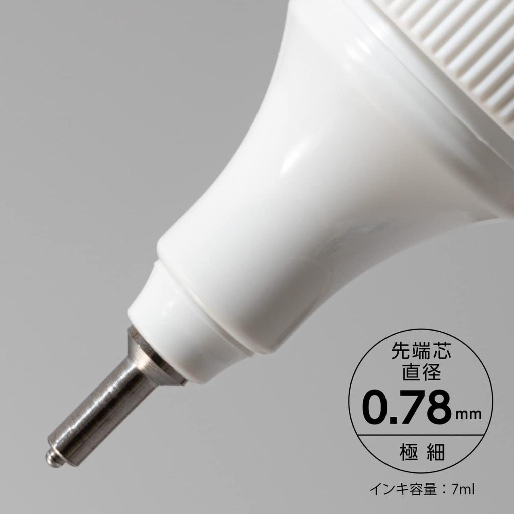 Корректирующая жидкость для ручки Pentel, очень тонкая, 10 шт. XEZL61-W