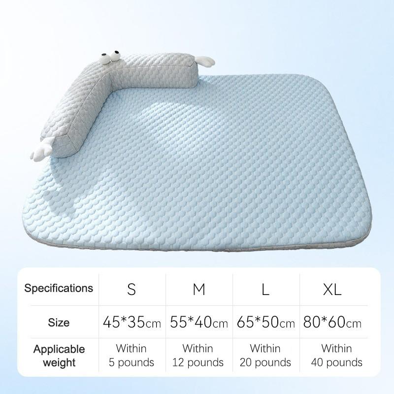 Summer Cooling Mat Sleeping Pad Pet Bed Mats Breathable And Absorbent Suitable For Small And Medium-Sized Cats And Dogs